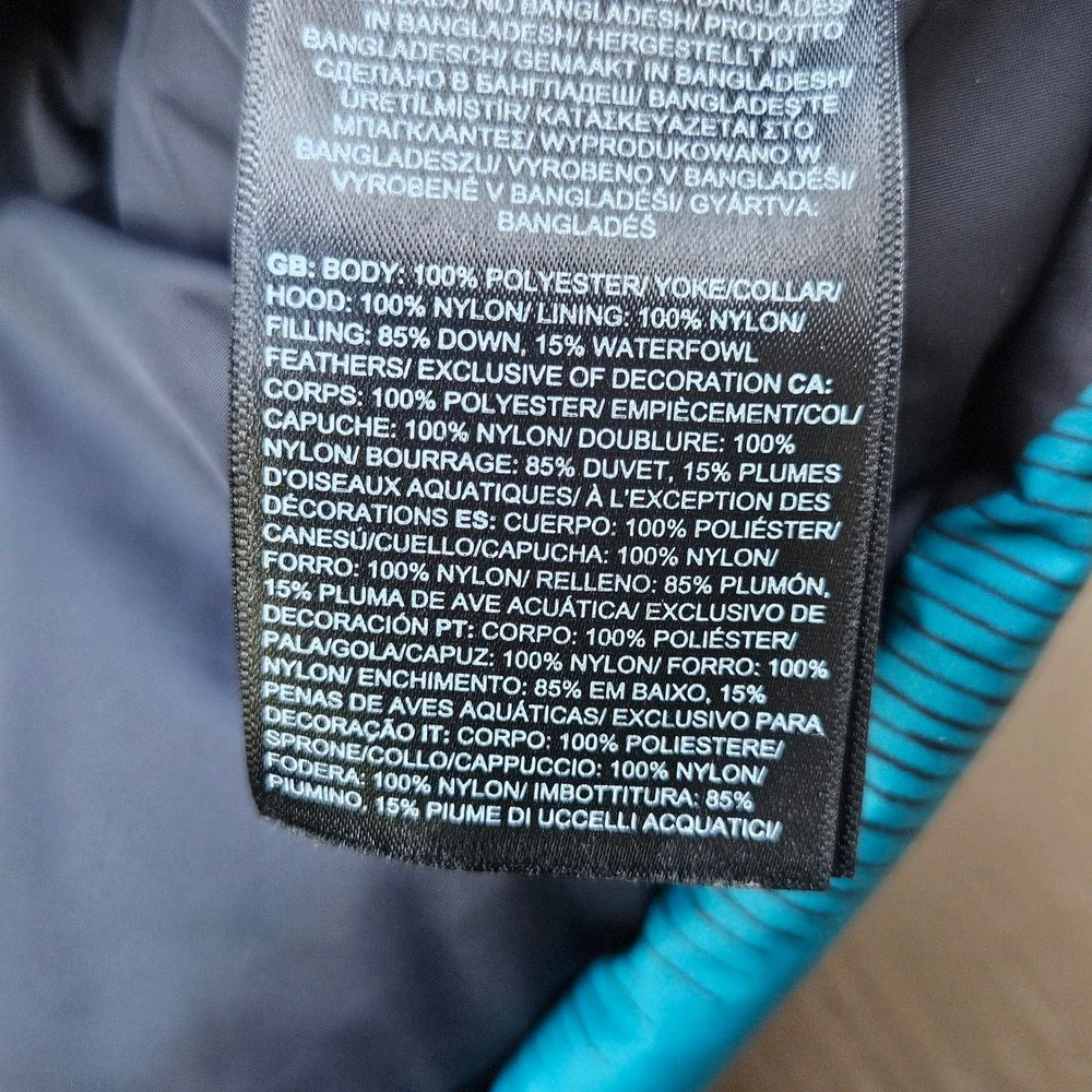 The North Face Mens Nuptse 1996 Retro 700 Down Vest Blue Mountain Print NF0A5IX5